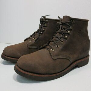 Genuine Chippewa Oil Tanned Leather Soft Toe Boots Chukka Shoes Sz Men's 10 EE